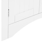 Meuble d'appoint d'angle, Meuble de rangement de salle de bain sur pied avec portes et étagères, Rangement autonome pour la cuisine, le salon, la salle de bain