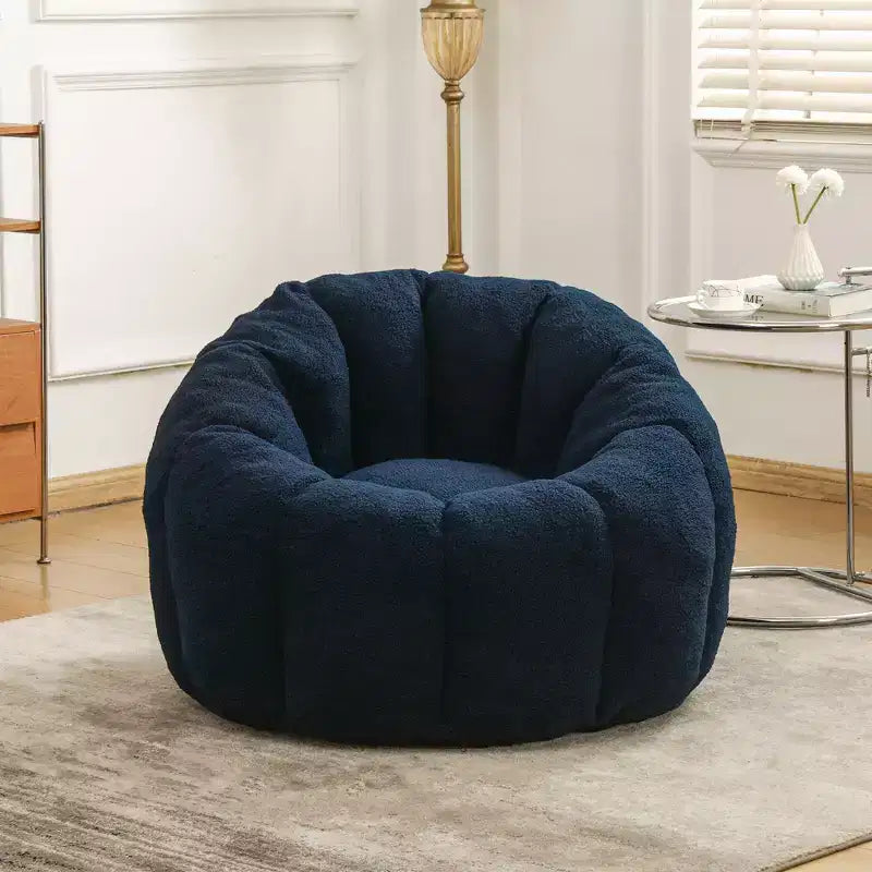 Fauteuil poire, fauteuil poire avec accoudoirs rembourré en mousse haute densité, canapé paresseux confortable, fauteuil poire pour adultes dans le salon