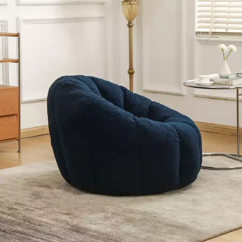 Fauteuil poire, fauteuil poire avec accoudoirs rembourré en mousse haute densité, canapé paresseux confortable, fauteuil poire pour adultes dans le salon