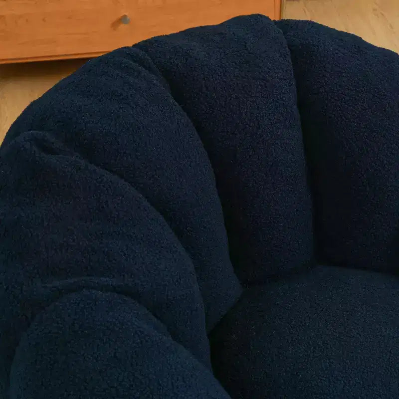Fauteuil poire, fauteuil poire avec accoudoirs rembourré en mousse haute densité, canapé paresseux confortable, fauteuil poire pour adultes dans le salon