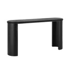 Console Polibi vintage avec bordure perlée et pieds incurvés réversibles