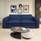 Canapé-lit gigogne Whisen 93 King, canapé convertible 3-en-1 Teddy avec 2 oreillers lombaires