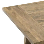 Table à manger de ferme Aeris de 183 cm en manguier massif
