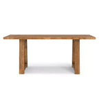 Table à manger de ferme Aeris de 183 cm en manguier massif