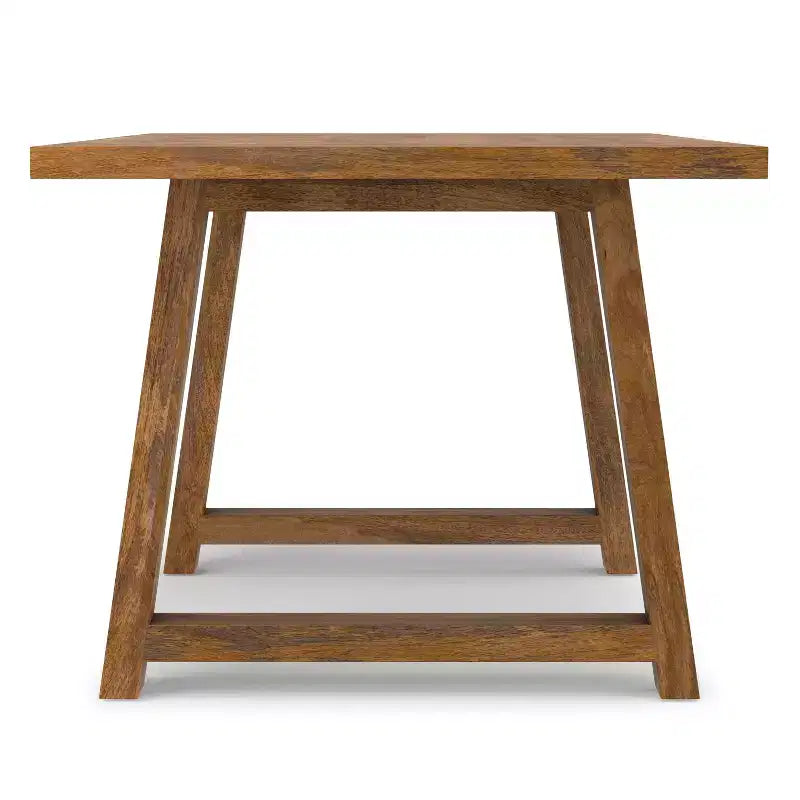 Table à manger de ferme Aeris de 183 cm en manguier massif