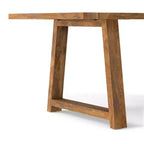 Table à manger de ferme Aeris de 183 cm en manguier massif
