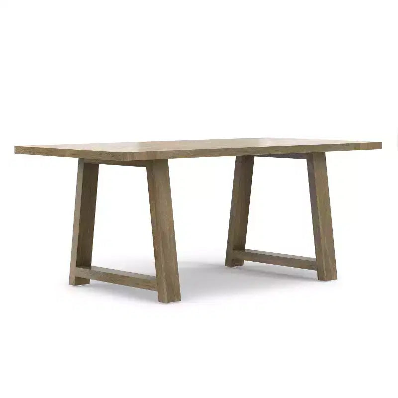 Table à manger de ferme Aeris de 183 cm en manguier massif