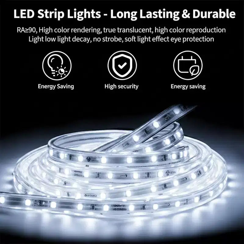 Miroir de salle de bain LED anti-buée New England Stories avec double éclairage avant et arrière
