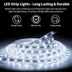 Miroir de salle de bain LED anti-buée New England Stories avec double éclairage avant et arrière