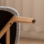 MAYEERTY Lot de 4 chaises de salle à manger rembourrées, chaises en bois massif pour cuisine, salle à manger, salon