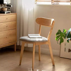 MAYEERTY Lot de 4 chaises de salle à manger rembourrées, chaises en bois massif pour cuisine, salle à manger, salon