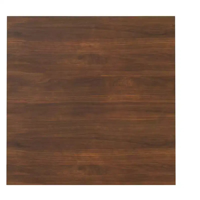 Table à manger carrée de style transitionnel Saige de 54 po x 54 po