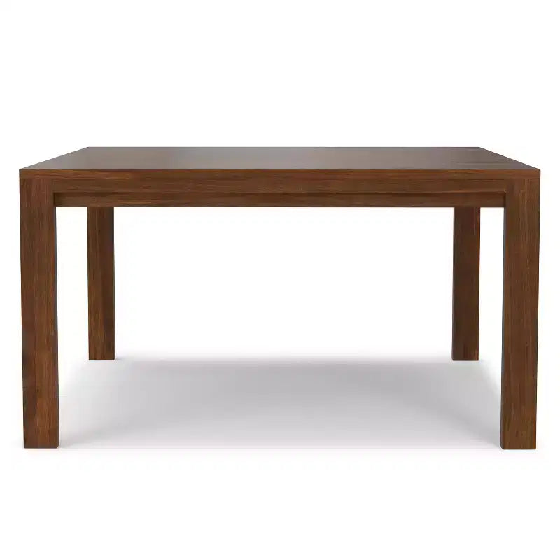 Table à manger carrée de style transitionnel Saige de 54 po x 54 po