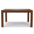 Table à manger carrée de style transitionnel Saige de 54 po x 54 po