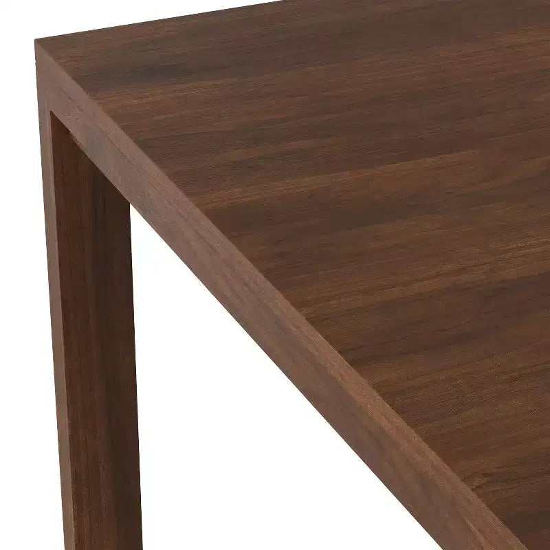 Table à manger carrée de style transitionnel Saige de 54 po x 54 po