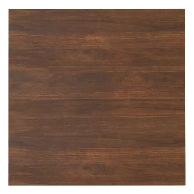 Table à manger carrée de style transitionnel Saige de 54 po x 54 po