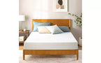 Matelas en mousse à mémoire de forme Zinus 8" Queen au thé vert, sans fibre de verre, fermeté moyenne, soulagement de la pression zoné, mousses et tissus certifiés sûrs.