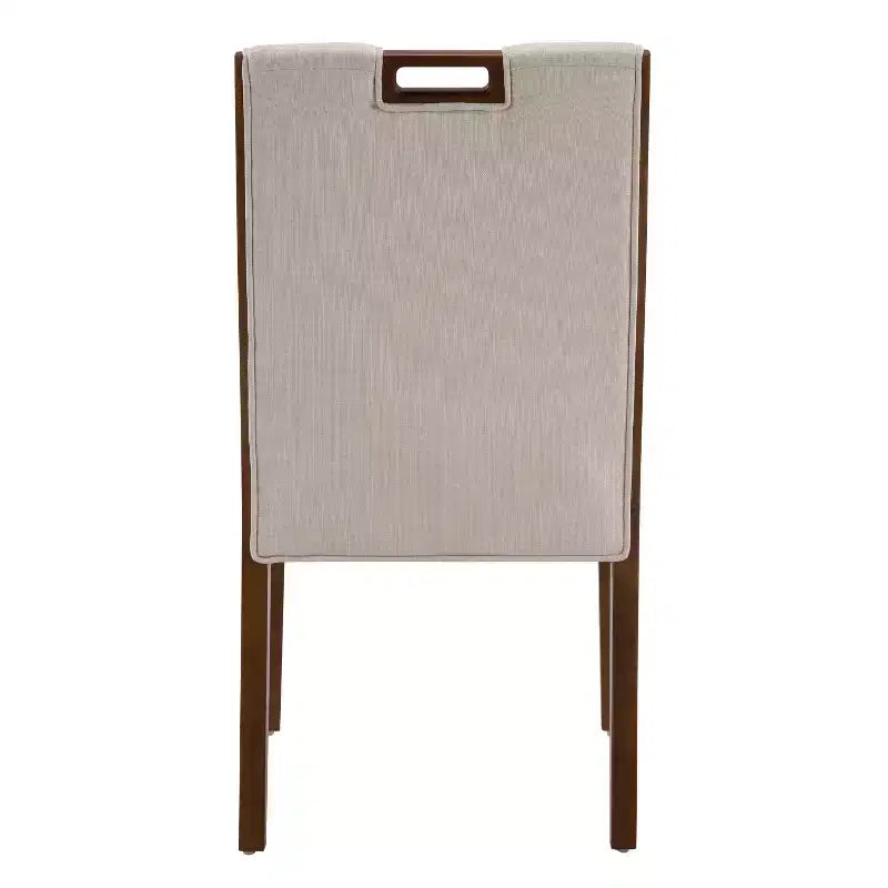 Christopher Knight Home Inho Chaises de salle à manger sans accoudoirs rembourrées en bois d'hévéa moderne (Lot de 4)