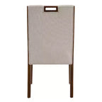 Christopher Knight Home Inho Chaises de salle à manger sans accoudoirs rembourrées en bois d'hévéa moderne (Lot de 4)