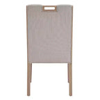 Christopher Knight Home Inho Chaises de salle à manger sans accoudoirs rembourrées en bois d'hévéa moderne (Lot de 4)