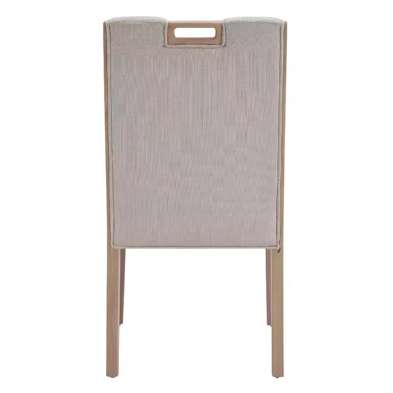 Christopher Knight Home Inho Chaises de salle à manger sans accoudoirs rembourrées en bois d'hévéa moderne (Lot de 4)