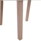 Christopher Knight Home Inho Chaises de salle à manger sans accoudoirs rembourrées en bois d'hévéa moderne (Lot de 4)
