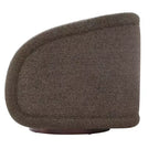 Fauteuil pivotant moderne Sabbo en bouclette avec base en bois massif Christopher Knight Home