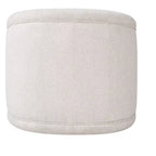 Fauteuil pivotant moderne Sabbo en bouclette avec base en bois massif Christopher Knight Home