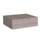 HomeRoots 5 Table de chevet flottante à un tiroir en bois gris