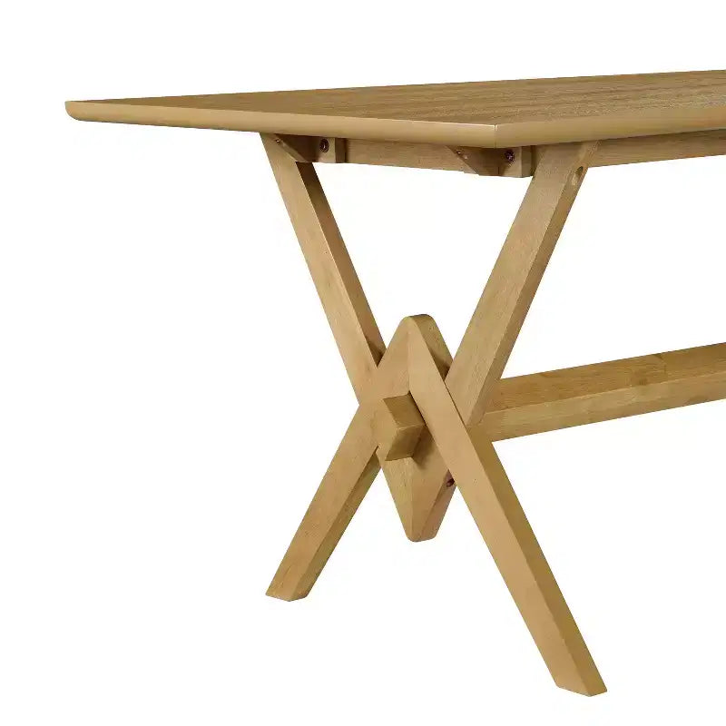 Ensemble de salle à manger 7 pièces Paulina de Christopher Knight Home, en bois d'hévéa de style fermier avec chaises rembourrées