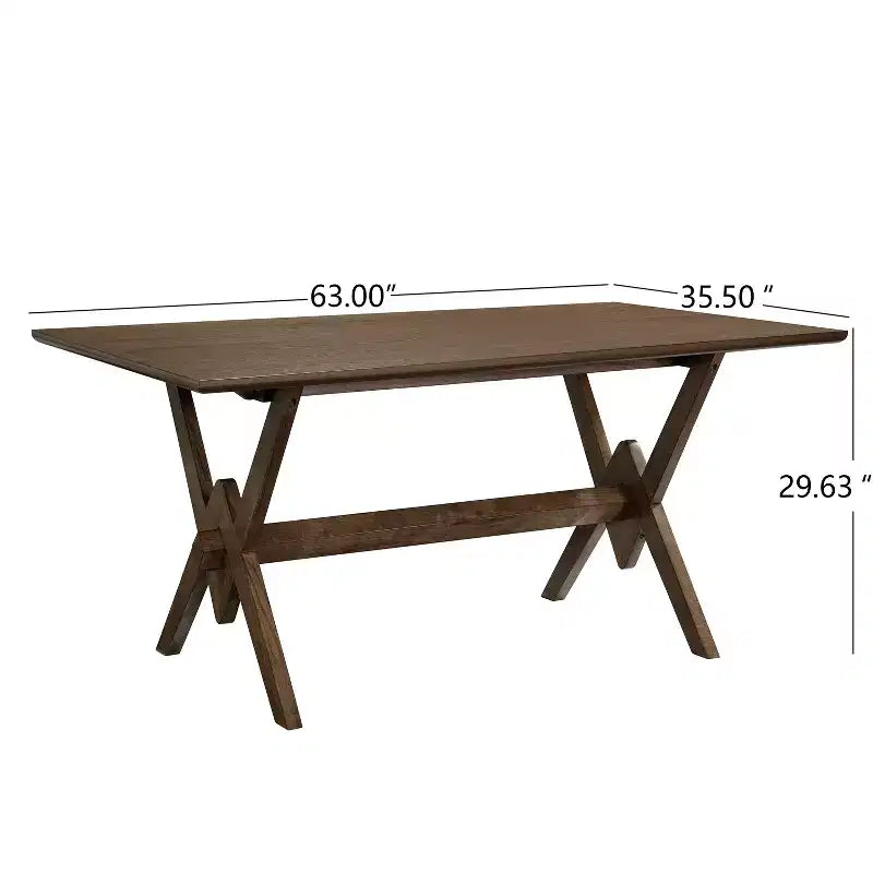 Ensemble de salle à manger 7 pièces Paulina de Christopher Knight Home, en bois d'hévéa de style fermier avec chaises rembourrées