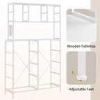COZONY Commode à 12 tiroirs pour chambre, commode de rangement en tissu avec étagères ouvertes, plateau en bois et structure métallique