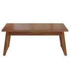 Bureau d'ordinateur en bois, Table d'étude et d'écriture moderne du milieu du siècle avec tiroir
