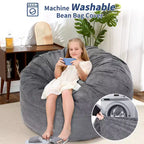 COZONY Lit convertible en pouf, canapé-lit de sol 2-en-1 en velours côtelé et matelas d'appoint avec housse amovible