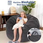 COZONY Lit convertible en pouf, canapé-lit de sol 2-en-1 en velours côtelé et matelas d'appoint avec housse amovible