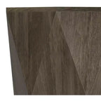 Table d'appoint contemporaine en bois massif, largeur 40 cm, modèle Jerome, assemblée