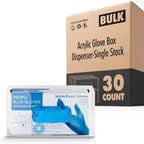 Stock Your Home Acrylic Wall Mount Single Gloves or Tissue Box Dispenser (30 Pack)