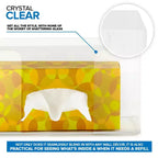 Distributeur mural simple en acrylique pour gants ou boîtes de mouchoirs Stock Your Home (lot de 30)