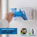 Distributeur mural simple en acrylique pour gants ou boîtes de mouchoirs Stock Your Home (lot de 30)