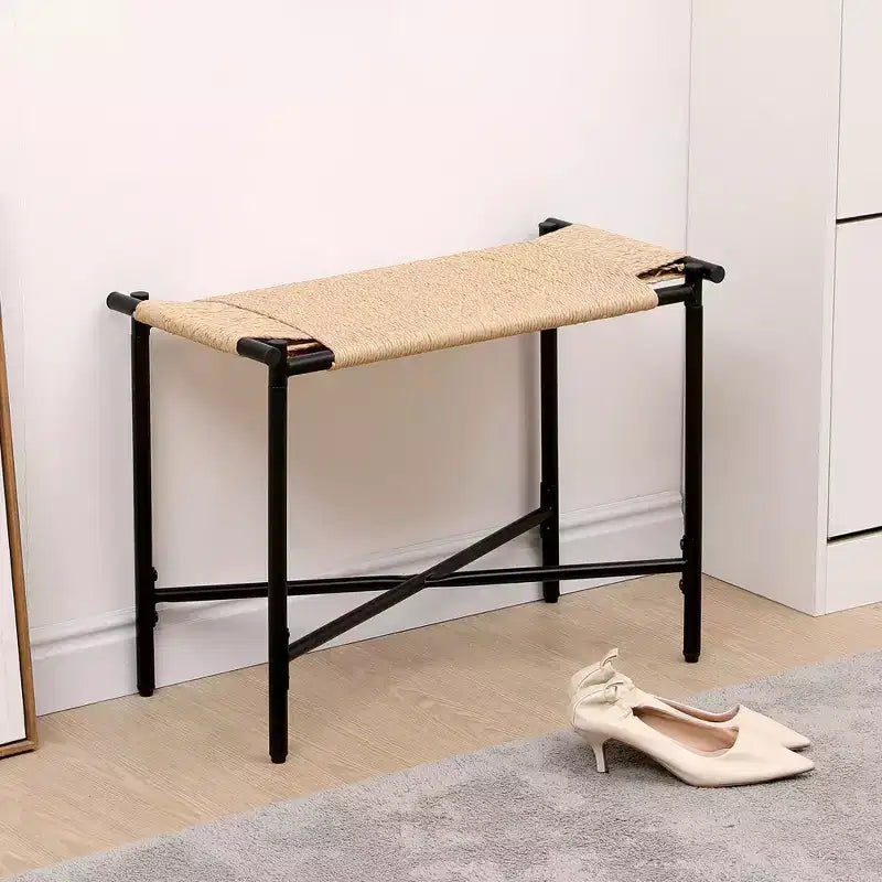 Chaise de salle à manger empilable MAYEERTY en bois de frêne, style milieu de siècle, entièrement assemblée