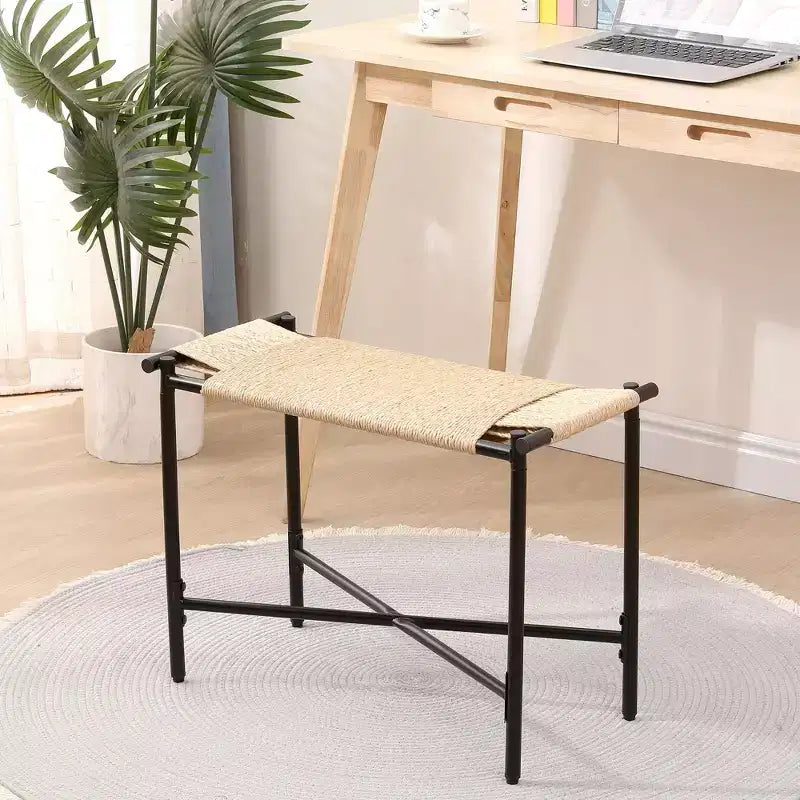 Chaise de salle à manger empilable MAYEERTY en bois de frêne, style milieu de siècle, entièrement assemblée