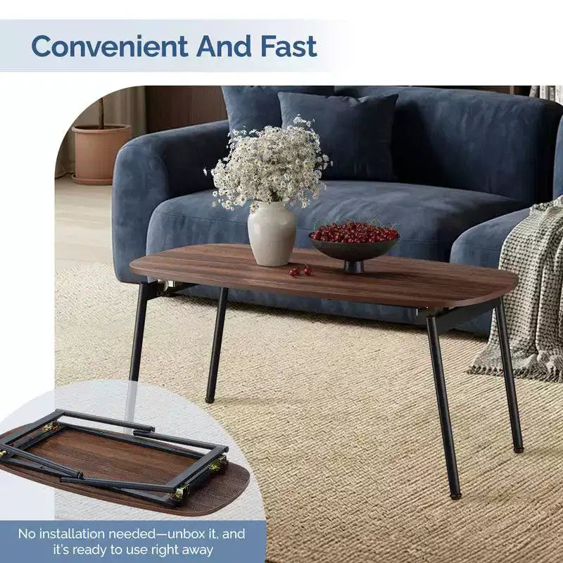 Table basse pliante Karl Home sans rangement pour le salon