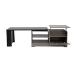 Table basse élévatrice de 47'', table centrale rectangulaire en bois avec rangement caché, table de cocktail extensible pour salon, chambre, bureau