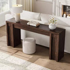 Table de Chevet de 70,9 Pouces, Table Console en Bois de Style Fermier, Table Basse Épaisse Derrière le Canapé, Longues Tables Consoles pour Couloir Salon