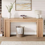 Table de Chevet de 70,9 Pouces, Table Console en Bois de Style Fermier, Table Basse Épaisse Derrière le Canapé, Longues Tables Consoles pour Couloir Salon