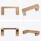 Table de Chevet de 70,9 Pouces, Table Console en Bois de Style Fermier, Table Basse Épaisse Derrière le Canapé, Longues Tables Consoles pour Couloir Salon
