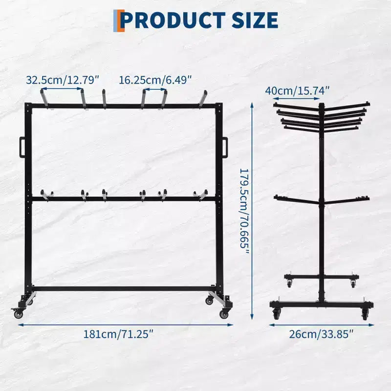 Support pour chaises pliantes, support robuste pour chaises pliantes et chariot de table