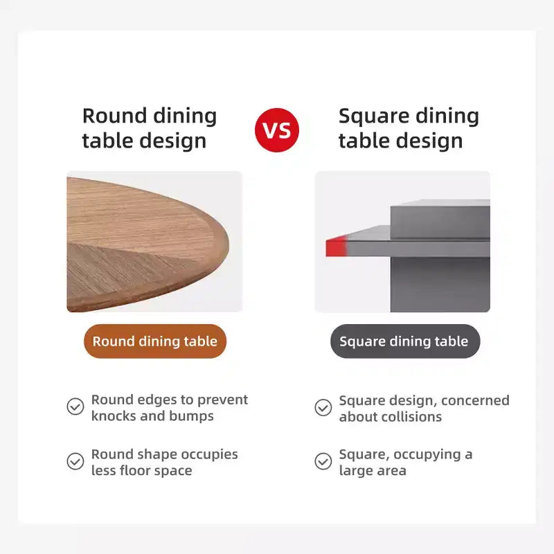 Table à manger ronde 47,24 po, base en acier inoxydable, plateau en bois, table de cuisine à pied central pour 4 personnes, bureau circulaire moderne Gaoyangjiaju