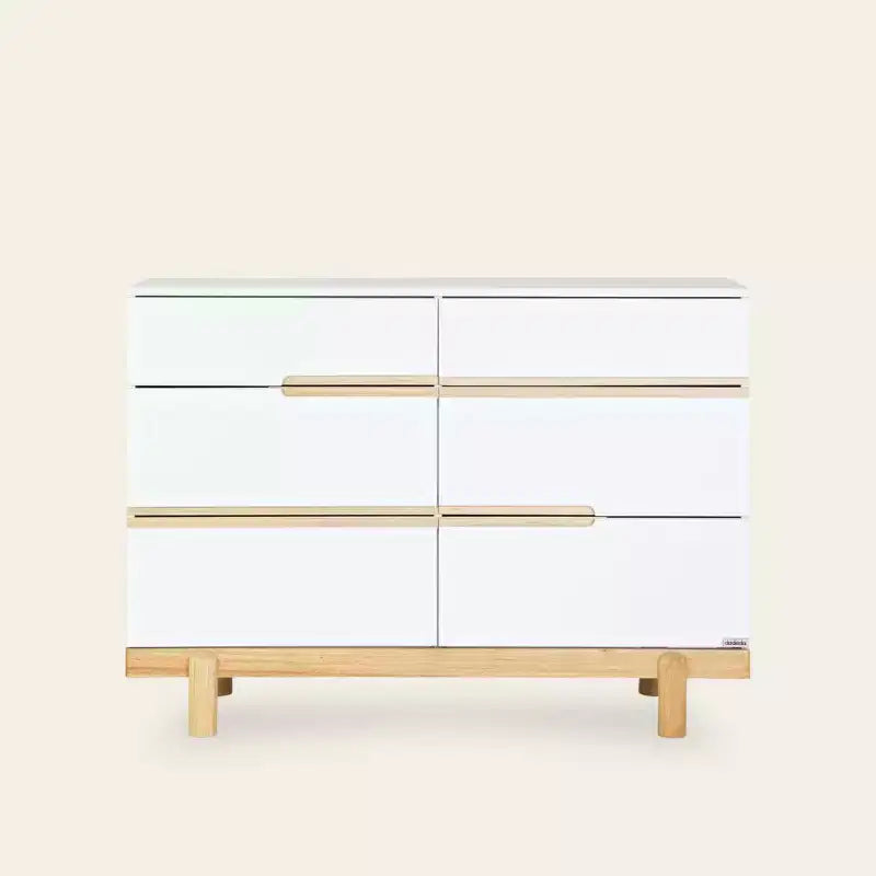 Commode à 6 tiroirs Bliss pour chambre de bébé