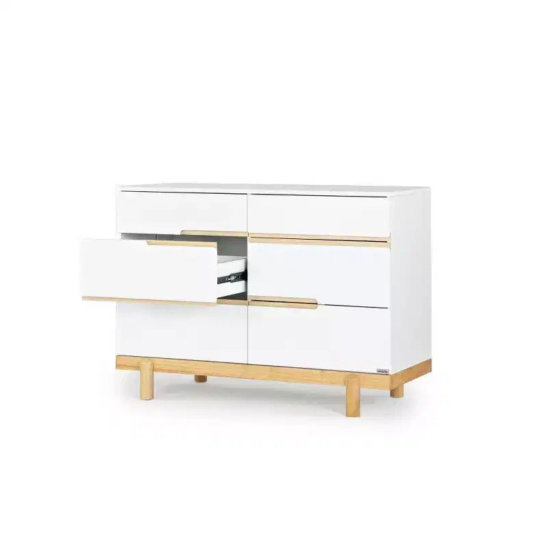 Commode à 6 tiroirs Bliss pour chambre de bébé
